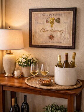 Chardonnay Wine Print